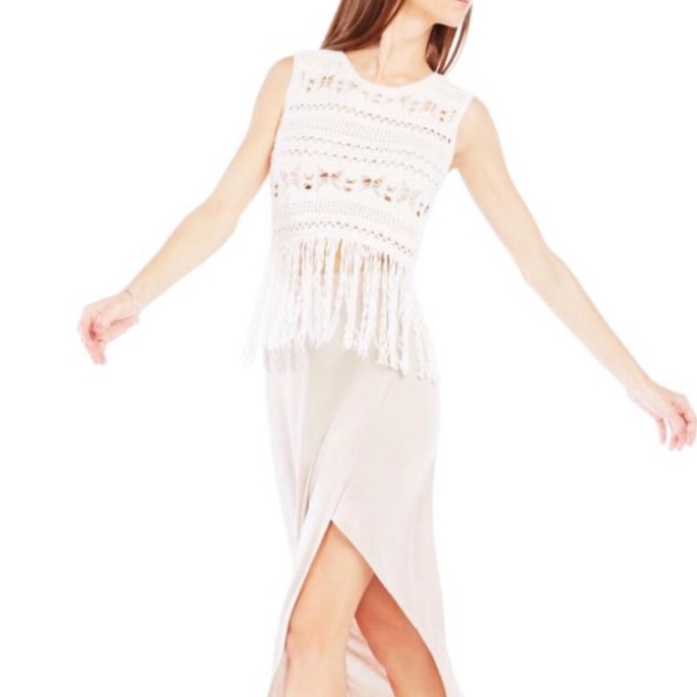 [BCBG] Becca Sleeveless Garden Sweater